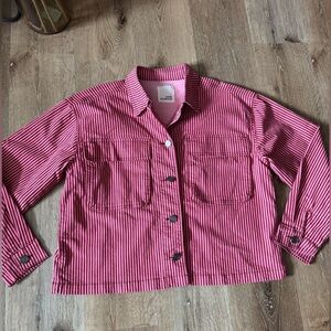 Sofie Schnoor Pink‎ Striped Button Down Shirt Size 38/US 8